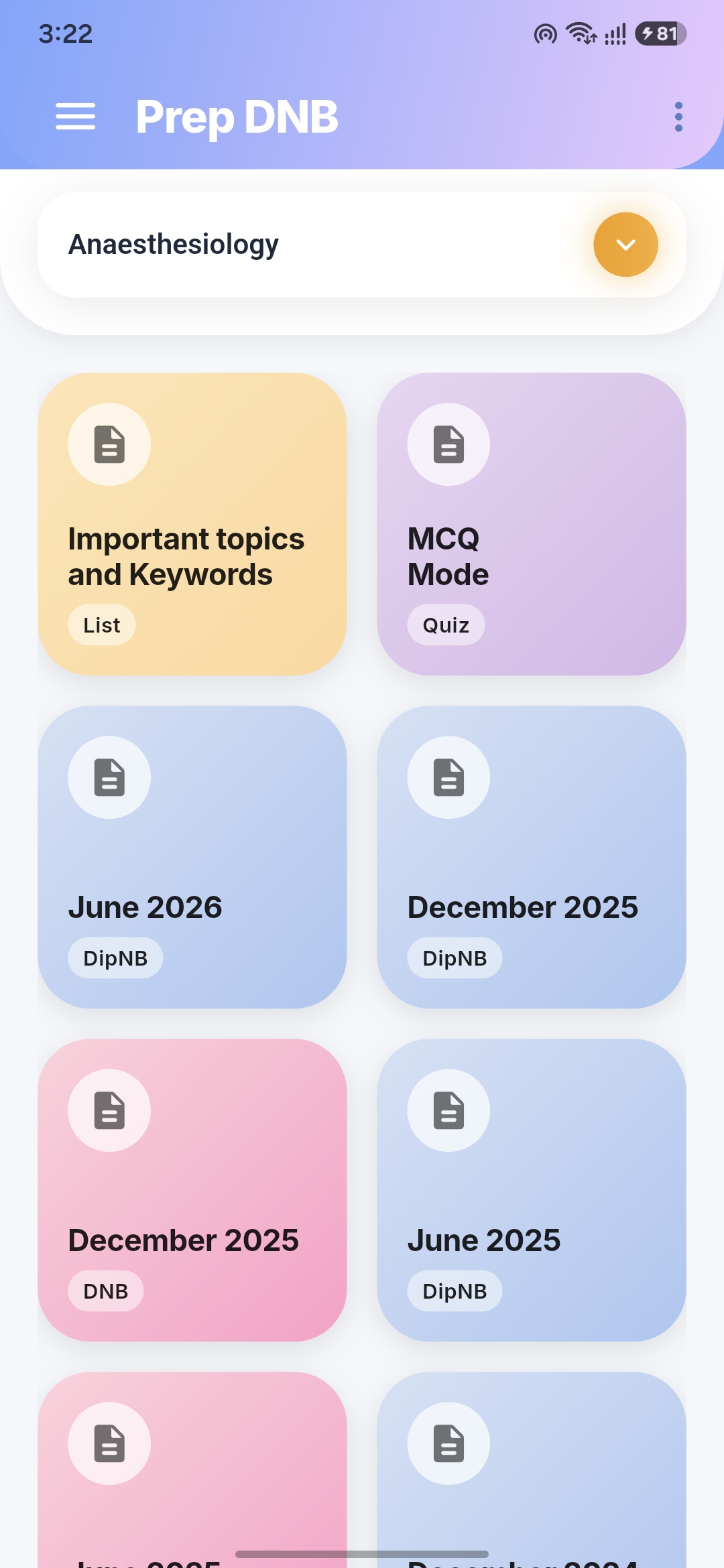PrepDNB App Screenshot