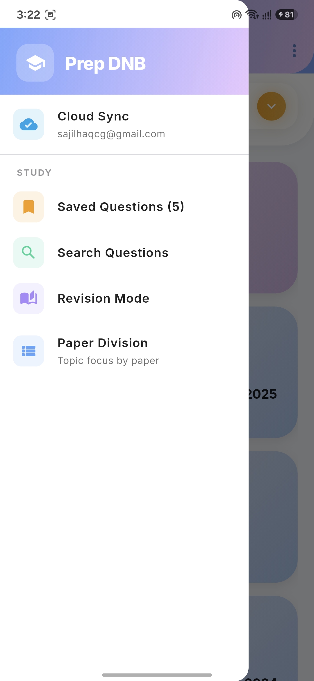 PrepDNB App Screenshot 2